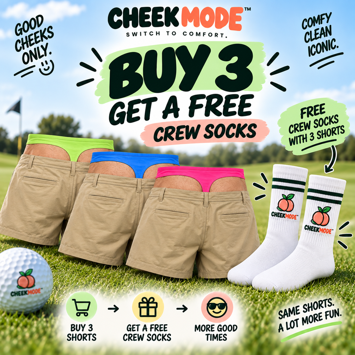Free Crew Socks